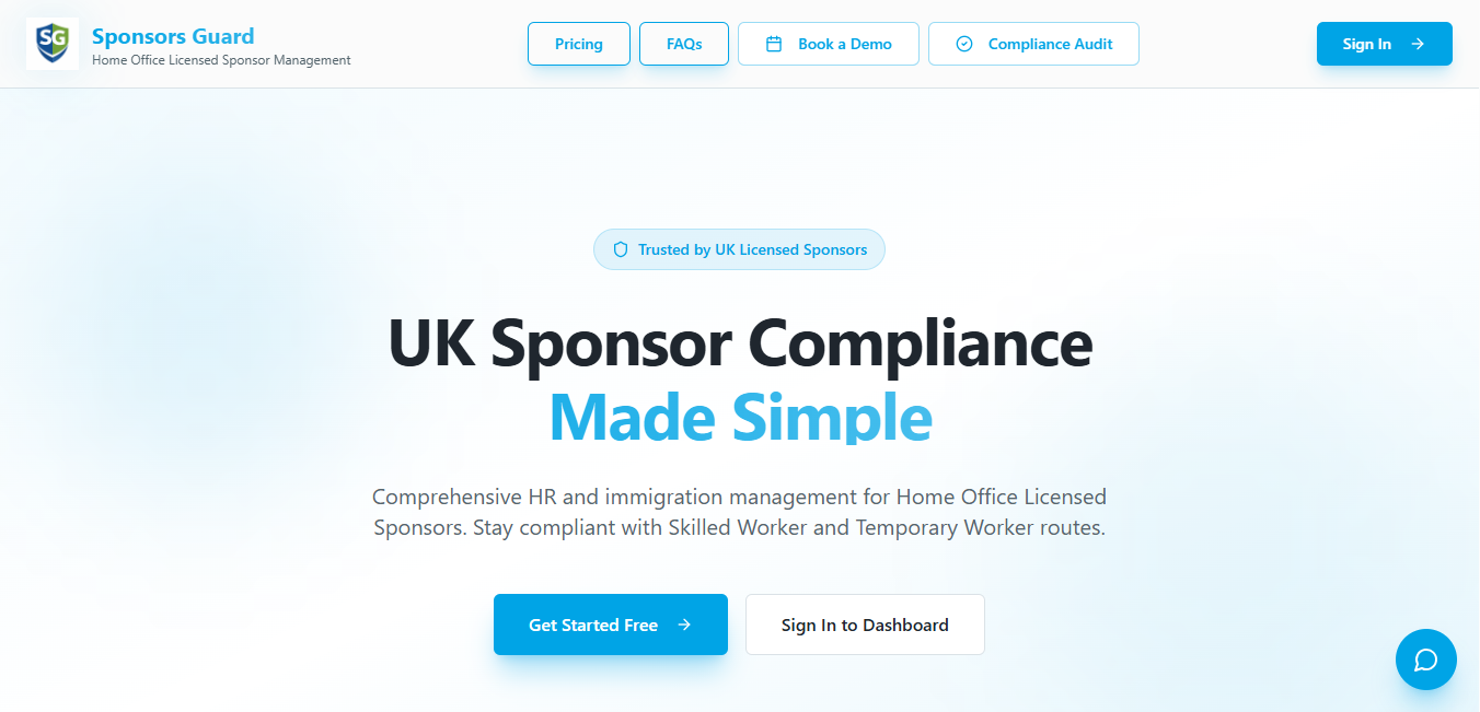 Sponsor Compliance preview